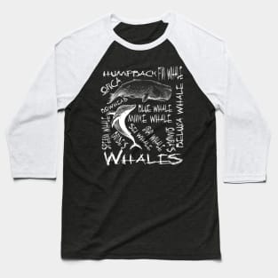 Whales T Shirt and Gifts Ideas Marine Biology Marine Biologist Shirt Baseball T-Shirt